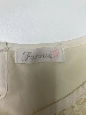 Feroux/フェルゥ/Tシャツ/カットソー/トップス/アイボリー/2  B81～85 T158～164
