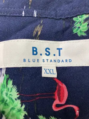 blue standard/シャツ/ブラウス/トップス/ネイビー/XXL