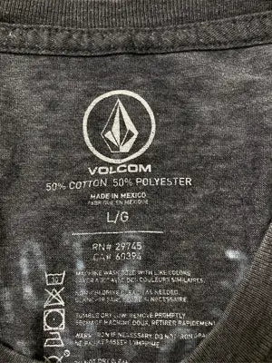 VOLCOM/ボルコム/Tシャツ/カットソー/トップス/ブラック/L