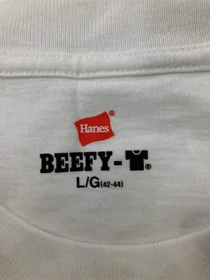 Hanes/ヘインズ/Tシャツ/カットソー/トップス/ホワイト/L