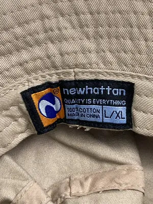 NEWHATTAN/ニューハッタン/バケットハット/帽子/ベージュ/L/XL