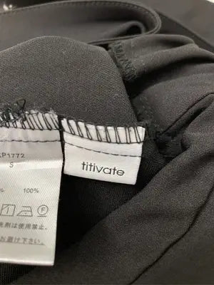 titivate/ティティベイト/ドレス/ワンピース/ドレス/ブラック/S