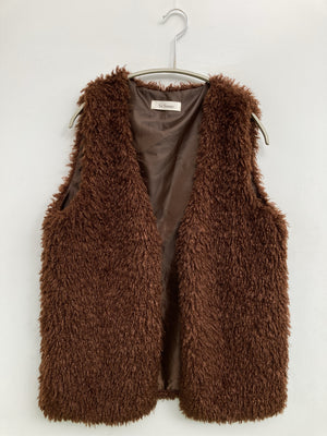 Se-Simte/ベスト/トップス/ブラウン/L