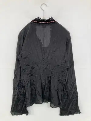 EXPRESS/エクスプレス/シャツ/ブラウス/トップス/ブラック/5/6