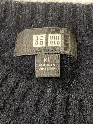 UNIQLO/ユニクロ/ニット/セーター/トップス/ネイビー/XL