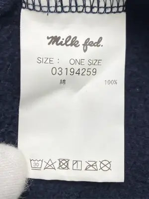 MILK FED./ミルクフェド/パーカー/トップス/ブラック/ONE SIZE