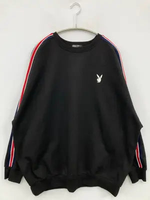 PLAYBOY/プレイボーイ/スウェット/トップス/ブラック/4L