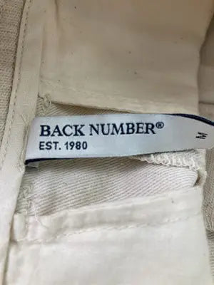 BACK NUMBER/バックナンバー/その他パンツ/パンツ/アイボリー/M
