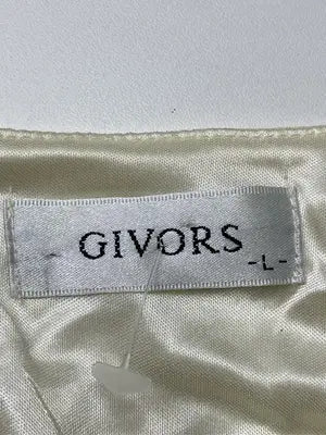 GIVORS/シャツ/ブラウス/トップス/アイボリー/L