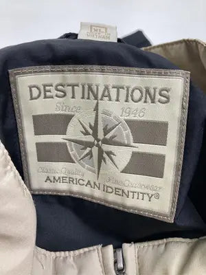 DESTINATIONS/ナイロンジャケット/ジャケット/アウター/ベージュ/XL