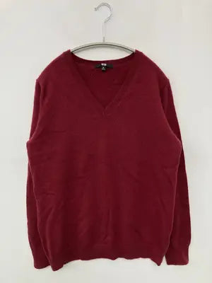 UNIQLO/ユニクロ/ニット/セーター/トップス/レッド/XL
