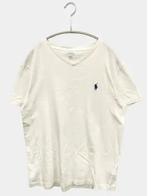 Polo Ralph Lauren/ポロラルフローレン/Tシャツ/カットソー/トップス/ホワイト/XS