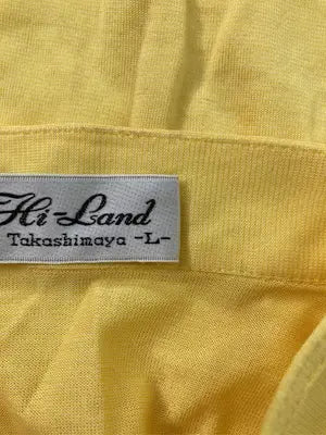 Hi-Land/Tシャツ/カットソー/トップス/イエロー/L