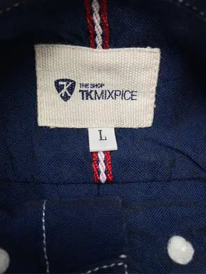 THE SHOP TK/ザショップティーケー/シャツ/ブラウス/トップス/ネイビー/L