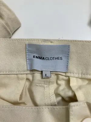 EMMA CLOTHES/エマクローズ/チノパンツ/パンツ/ベージュ/L