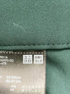 UNIQLO/ユニクロ/スラックス/パンツ/グリーン/S