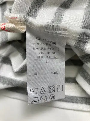 Live in comfort/Tシャツ/カットソー/トップス/ホワイト/L  バスト86～94  身長154～162