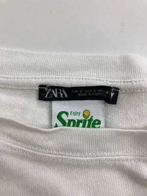 ZARA/ザラ/Tシャツ/カットソー/トップス/ホワイト/ S