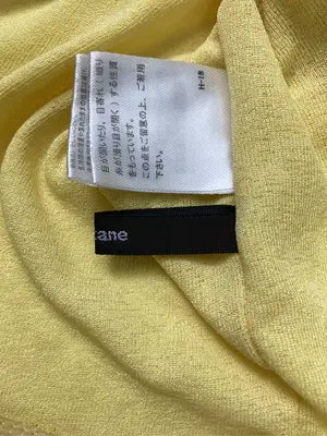 Kasane/カサネ/Tシャツ/カットソー/トップス/イエロー/F