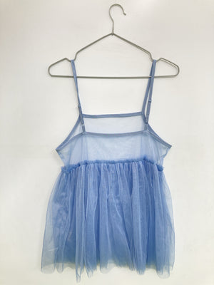 キャミソール/トップス/スカイブルー/M  バスト79～87　身長154～162