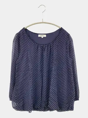 NATURAL BEAUTY BASIC/ナチュラルビューティーベーシック/シャツ/ブラウス/トップス/ネイビー/M