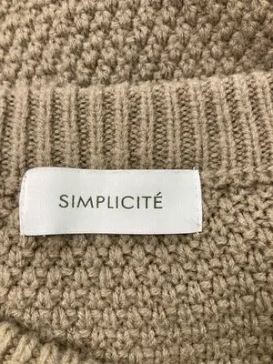 SIMPLICITE/サンプリシテ/チュニック/ワンピース/ドレス/ベージュ