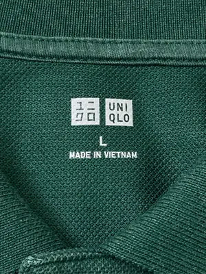 UNIQLO/ユニクロ/ポロシャツ/トップス/グリーン/L