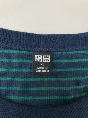UNIQLO/ユニクロ/Tシャツ/カットソー/トップス/グリーン/XL