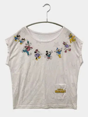 Disney/ディズニー/Tシャツ/カットソー/トップス/ホワイト/S