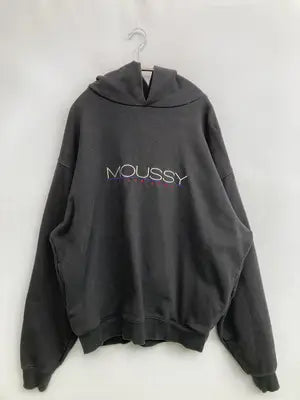 MOUSSY/マウジー/パーカー/トップス/ブラック/FREE