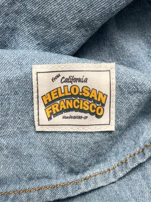 HELLO.SANFRANCISCO/ハローサンフランシスコ/Tシャツ/カットソー/トップス/スカイブルー/ONE