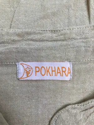 POKHARA/Tシャツ/カットソー/トップス/ベージュ/XL