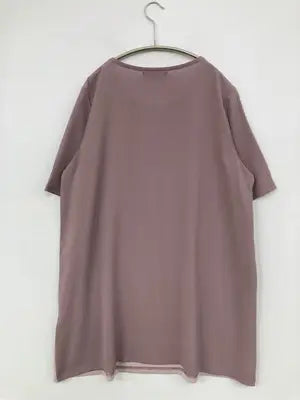 francaise/Tシャツ/カットソー/トップス/パープル/LL