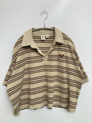 ROXY/ロキシー/Tシャツ/カットソー/トップス/ベージュ/L