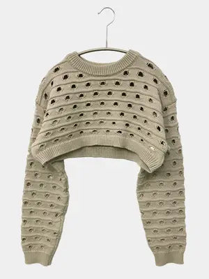 ZARA/ザラ/ニット/セーター/トップス/ベージュ/13-14