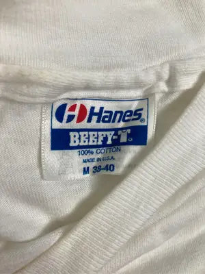 Hanes/ヘインズ/Tシャツ/カットソー/トップス/ホワイト/M