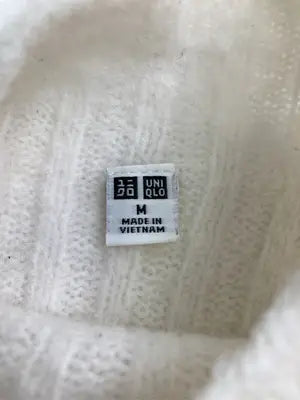 UNIQLO/ユニクロ/ニット/セーター/トップス/アイボリー/M