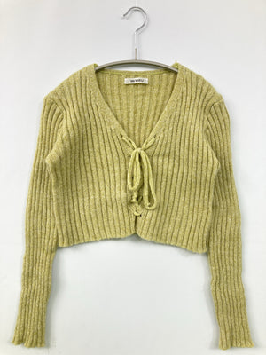 VAUUIEU/カーディガン/ボレロ/トップス/イエロー/F