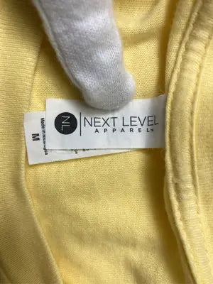 NEXT LEVEL/Tシャツ/カットソー/トップス/イエロー/M