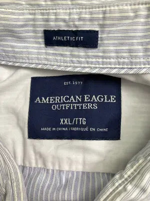 American Eagle Outfitters/アメリカンイーグルアウトフィッターズ/シャツ/ブラウス/トップス/スカイブルー/XXL