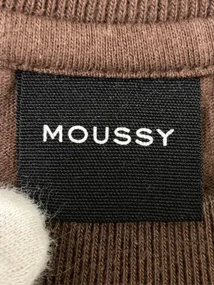 MOUSSY/マウジー/Tシャツ/カットソー/トップス/ブラウン/FREE