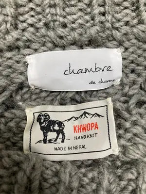 chambre de charme/シャンブルドゥシャーム/ニット/セーター/トップス/グレー/F
