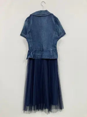 fashion khaki/ワンピース/ワンピース/ドレス/ブルー/40