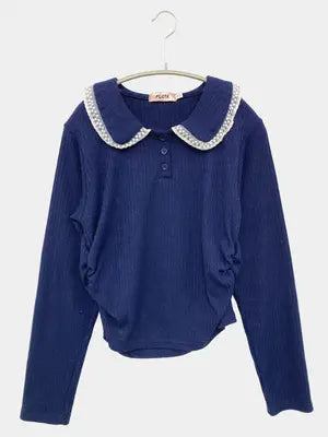 FLOTA/Tシャツ/カットソー/トップス/ネイビー/M