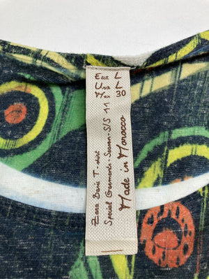 Mode in Morocco/ノースリーブ/トップス/グリーン/L