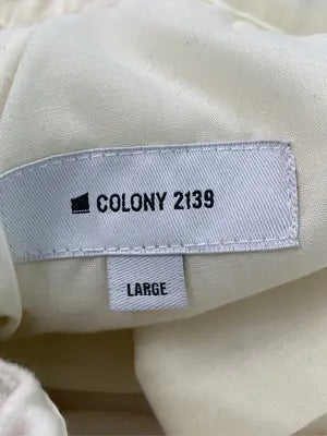 COLONY 2139/コロニートゥーワンスリーナイン/スラックス/パンツ/アイボリー/LARGE