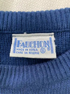 FAUCHON/ニット/セーター/トップス/ネイビー/S