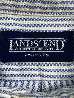 LANDS' END/ランズエンド/シャツ/ブラウス/トップス/ブルー/16 1/2
