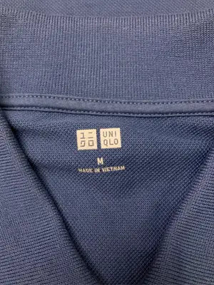 UNIQLO/ユニクロ/ポロシャツ/トップス/ネイビー/M