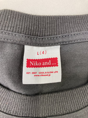 niko and .../ニコアンド/Tシャツ/カットソー/トップス/グレー/L